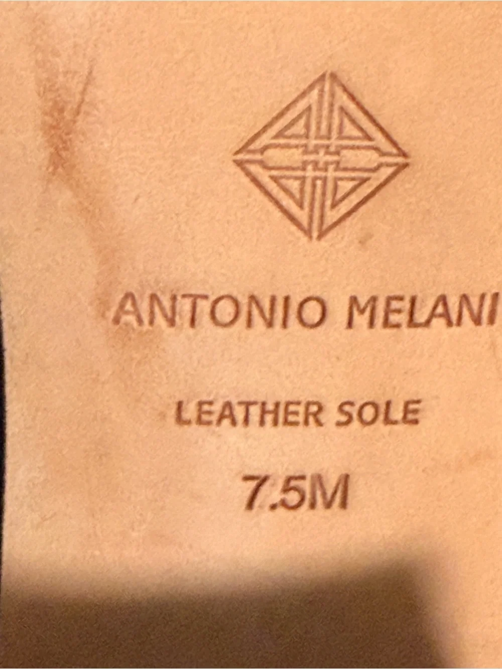 ANTONIO MELANI Black Leather Ankle Booties
